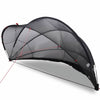 Vidaxl pooldome zwart 405 x 405 x 192 cm 185t polyester met pu-coating
