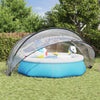 Vidaxl pooldome doorzichtig 430 x 430 x 210 cm pvc