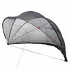 Vidaxl pooldome zwart 430 x 430 x 210 cm 185t polyester met pu-coating