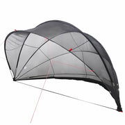 Vidaxl pooldome 430 x 430 x 210 cm 185t polyester met pu-coating zwart - afbeelding 2