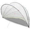 Vidaxl pooldome grijs en oranje 500 x 500 x 236 cm