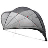 Vidaxl pooldome zwart 546 x 516 x 250 cm 185t polyester met pu-coating
