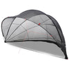 Vidaxl pooldome zwart 546 x 516 x 250 cm 185t polyester met pu-coating
