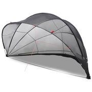 Vidaxl pooldome zwart 546 x 516 x 250 cm 185t polyester met pu-coating - afbeelding 3