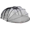 Vidaxl zwembad tent koepel doorzichtig 640 x 432 x 205 cm pvc