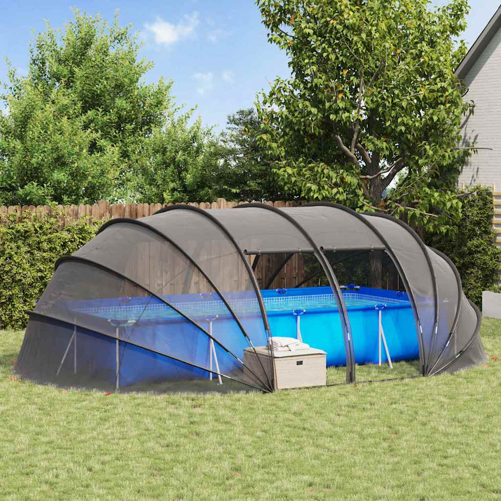 Vidaxl zwembad tent koepel doorzichtig 640 x 432 x 205 cm