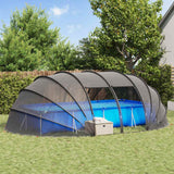 Vidaxl zwembad tent koepel doorzichtig 640 x 432 x 205 cm - afbeelding 1