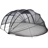 Vidaxl zwembad tent koepel doorzichtig 640 x 432 x 205 cm - afbeelding 2