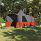 Vidaxl teepee tent 8-persoon 8-persoons grijs en oranje