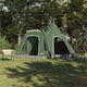 Vidaxl teepee tent 5-person 5-persoons groen