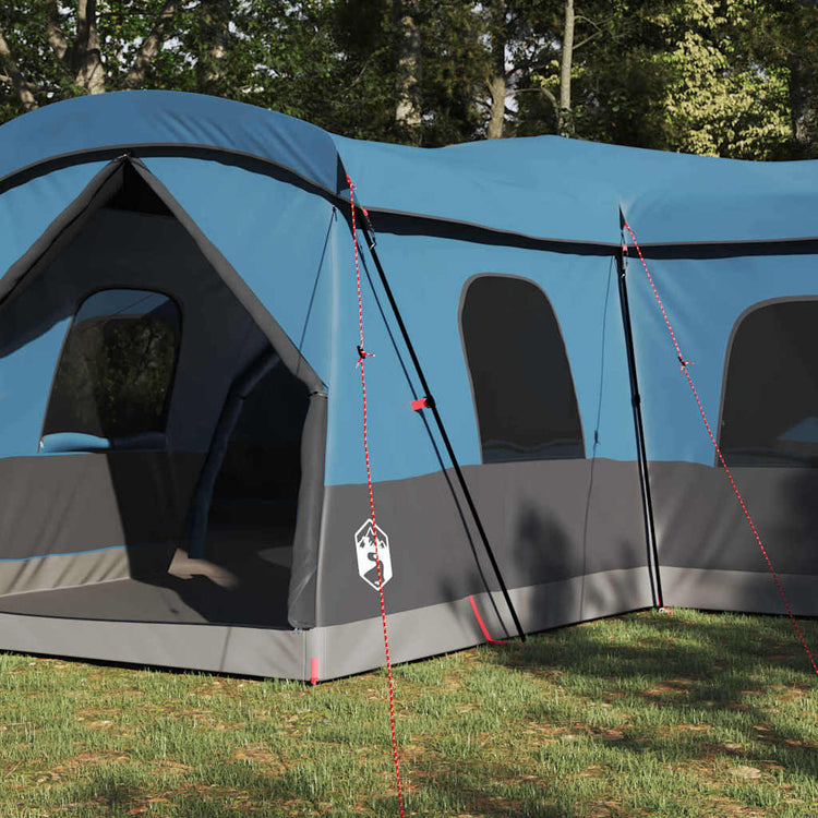 Vidaxl tent voor 16 personen met dak blauw 680 x 510 x 210 cm