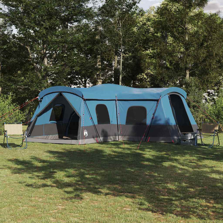 Vidaxl tent voor 16 personen met dak blauw 680 x 510 x 210 cm