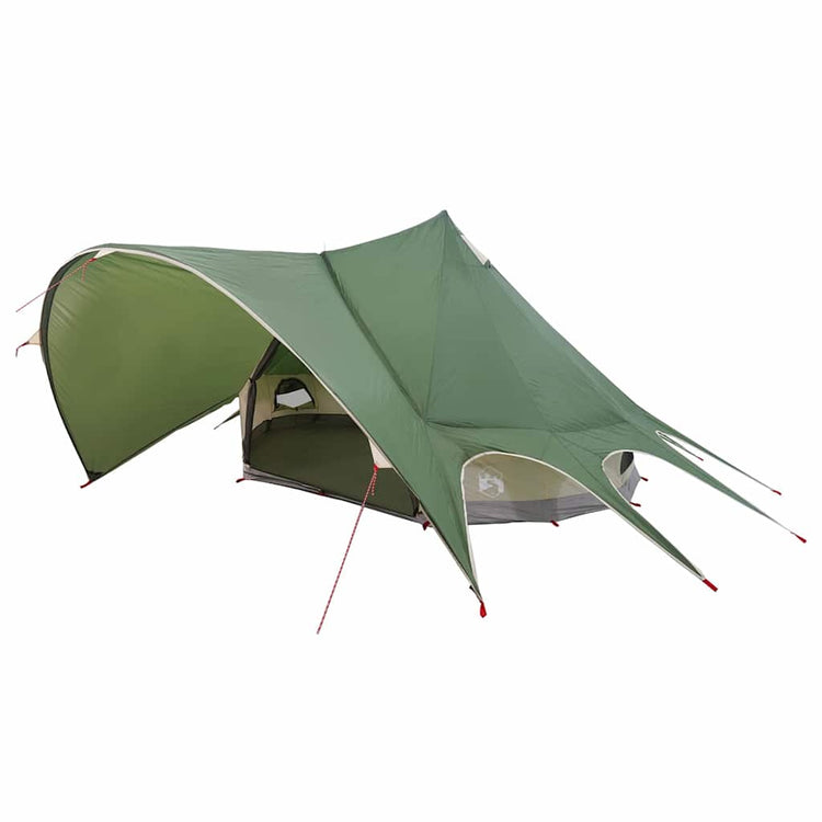 Vidaxl teepee tent 3-person 3-persoons groen en grijs