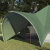 Vidaxl teepee tent met dak groen en grijs 600 x 600 x 347 cm
