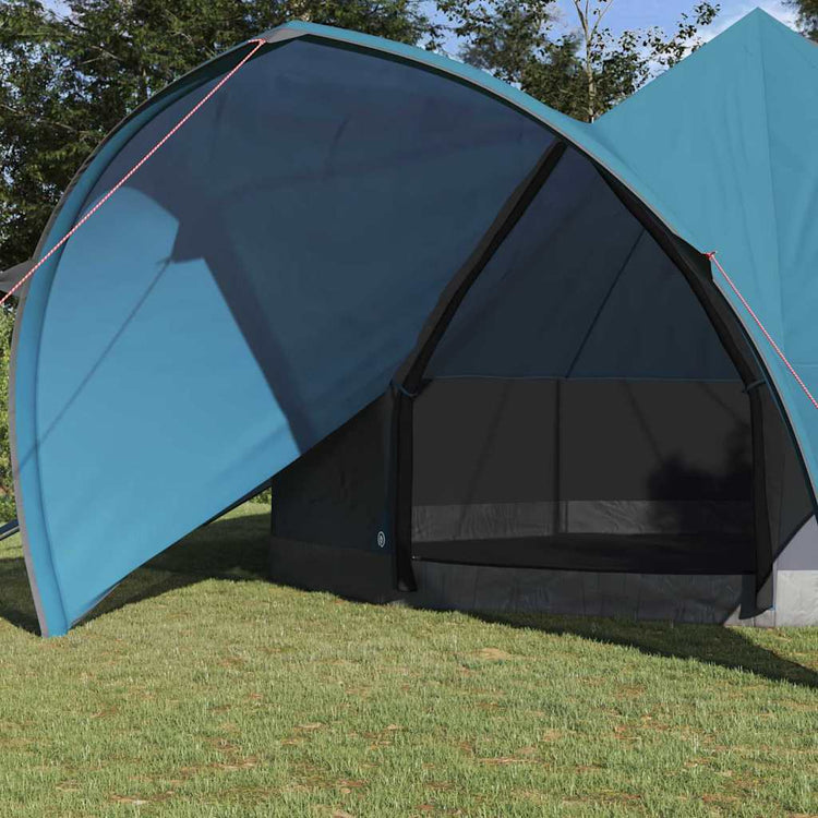 Vidaxl teepee tent 7-persoon 7-persoons blauw en grijs