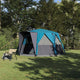 Vidaxl cabinetent 6-personen met dak blauw 425 x 396 x 222 cm