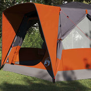 Vidaxl cabine tent 7-persoons 7-persoons grijs en oranje - afbeelding 3