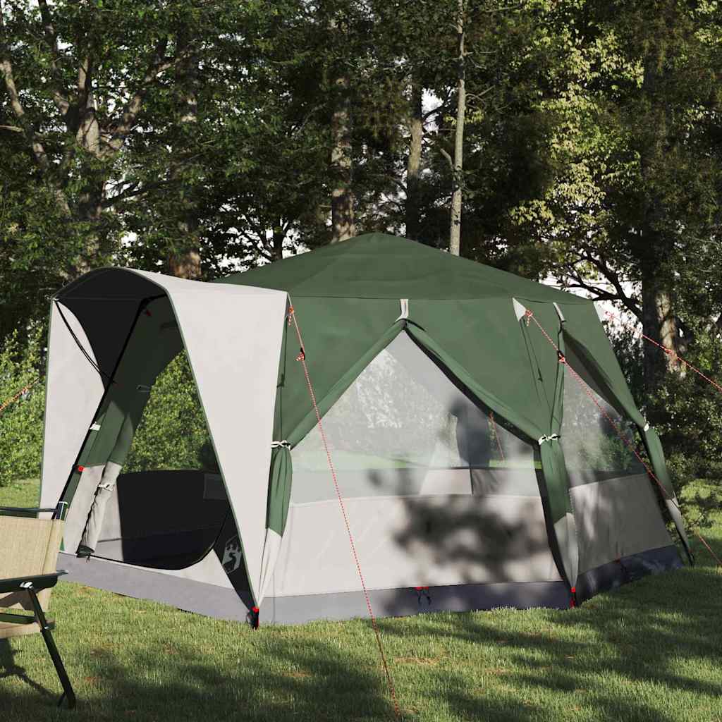 Vidaxl cabine tent 5-persoon 5-persoons groen en wit