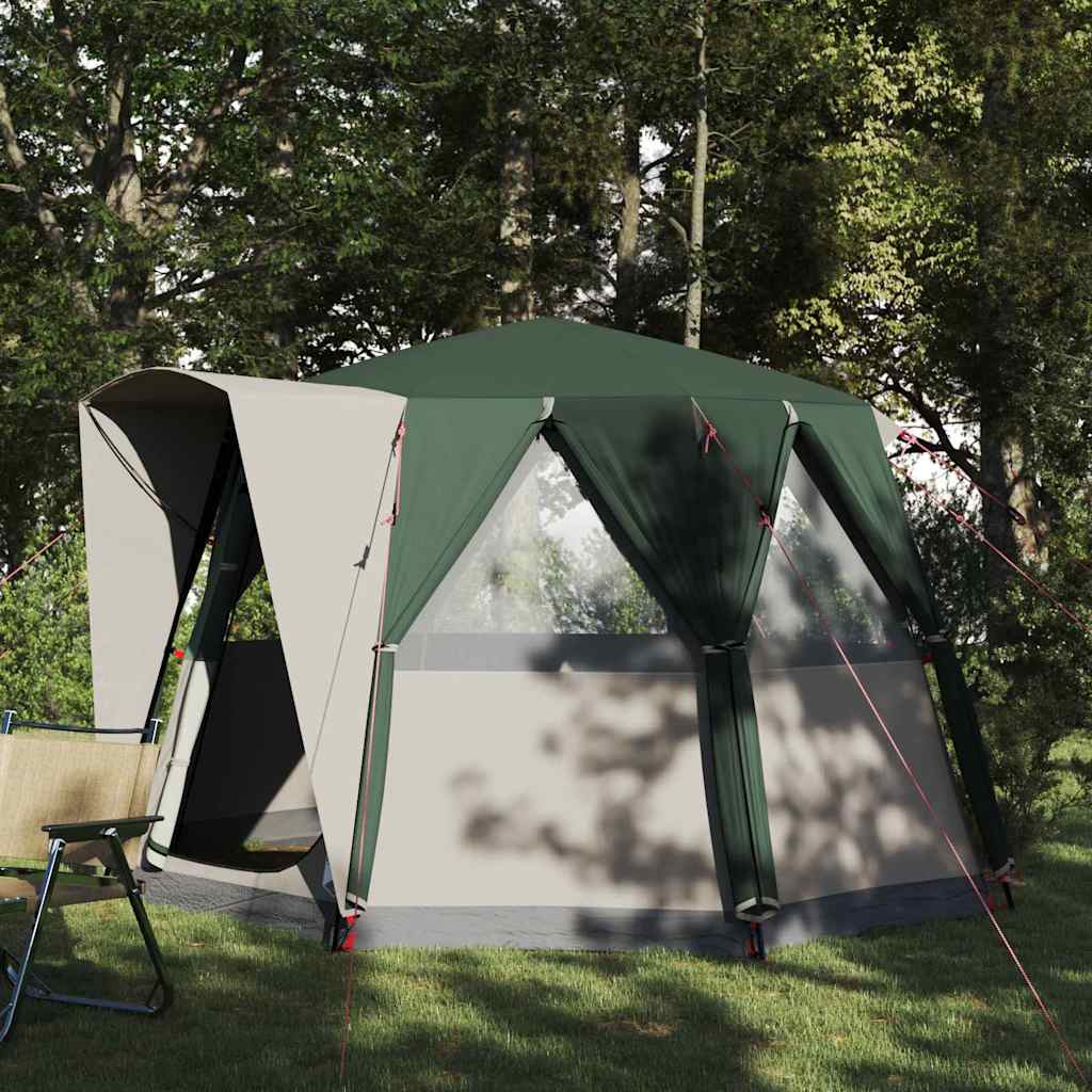 Vidaxl cabine tent 3-persoon 3-persoons groen en wit