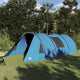 Vidaxl tunnel tent 4-person 4-persoons blauw en grijs