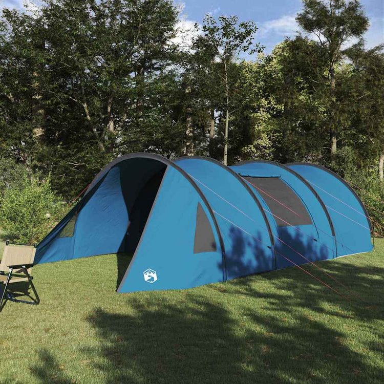 Vidaxl tunnel tent 5-person 5-persoons blauw en grijs