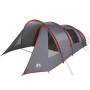 Vidaxl tunnel tent 5-person 5-persoons grijs en oranje - afbeelding 2