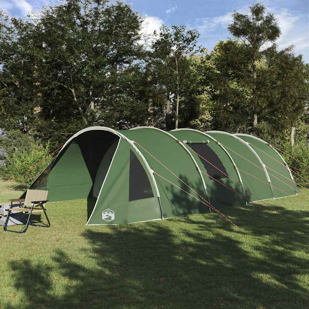 Vidaxl tunnel tent 6-persoon 6-persoons groen en wit