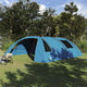 Vidaxl tunnel tent 6-persoon 6-persoons blauw en grijs