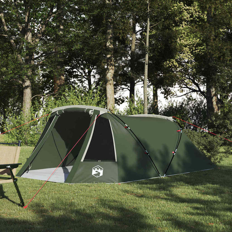 Vidaxl tunnel tent 3-person 3-persoons groen en wit