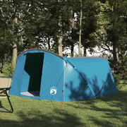 Vidaxl tunnel tent 4-person 4-persoons blauw en grijs - afbeelding 1