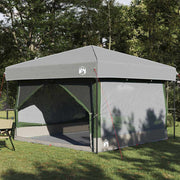 Vidaxl binnen tent voor 7 personen 7-persoons groen en grijs - afbeelding 1