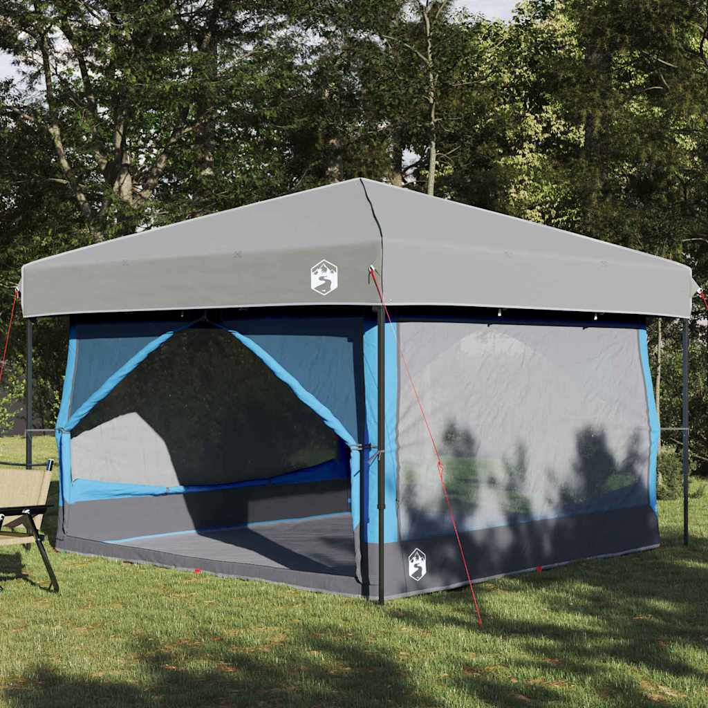 Vidaxl binnen tent voor 7 personen 7-persoons blauw en grijs