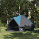 Vidaxl teepee tent voor 10 personen 10-persoons blauw en grijs