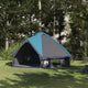 Vidaxl teepee tent 8-persoon 8-persoons blauw en grijs