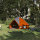 Vidaxl teepee tent 4-person 4-persoons grijs en oranje