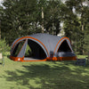 Vidaxl gezinstent met dak grijs en oranje 460 x 430 x 214 cm