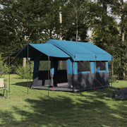 Vidaxl familietent voor 4 personen 4-persoons blauw en grijs - afbeelding 1