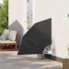 Vidaxl balkon privacy scherm antraciet 115 x 115 cm polyester