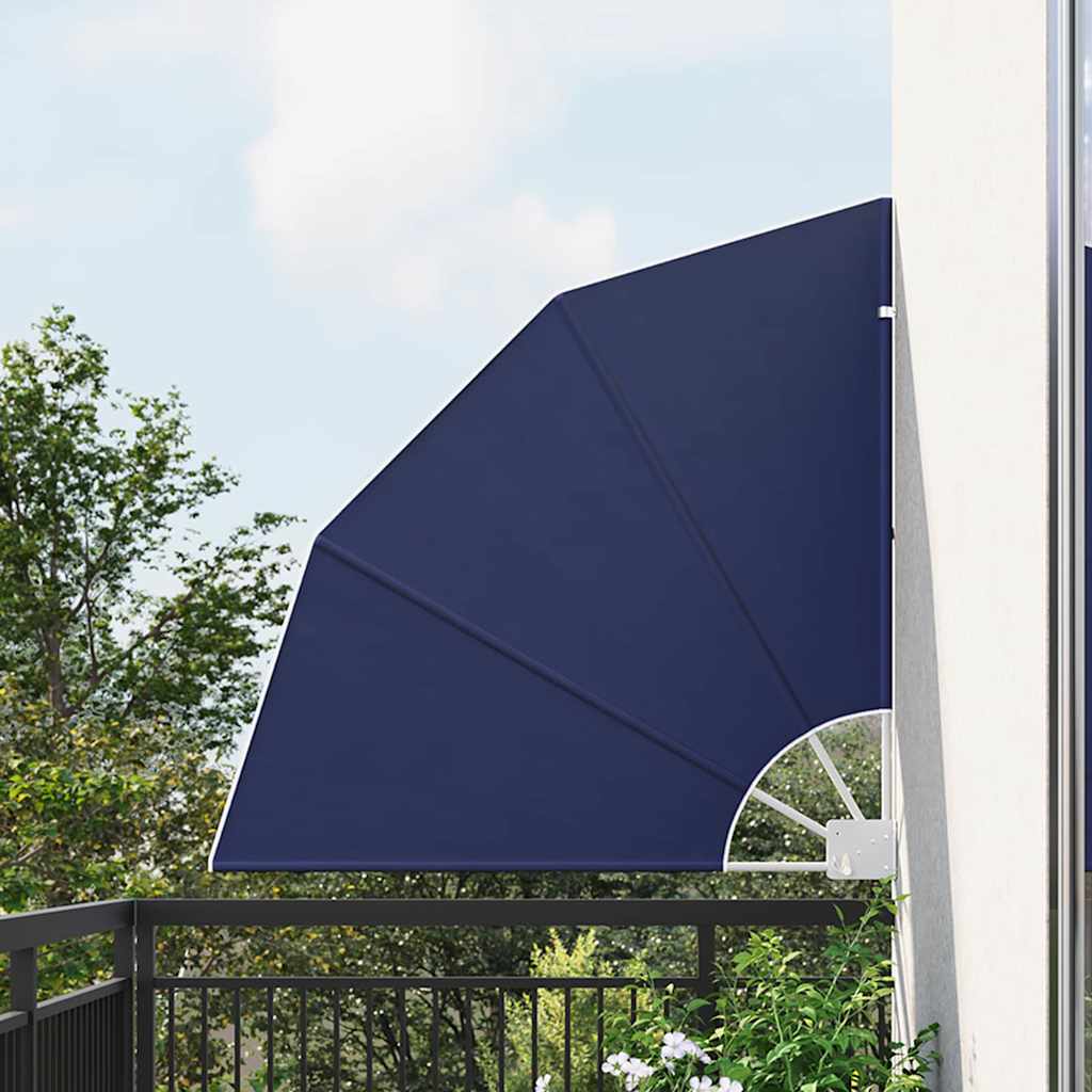 Vidaxl balkon privacy scherm marineblauw 115 x 115 cm polyester