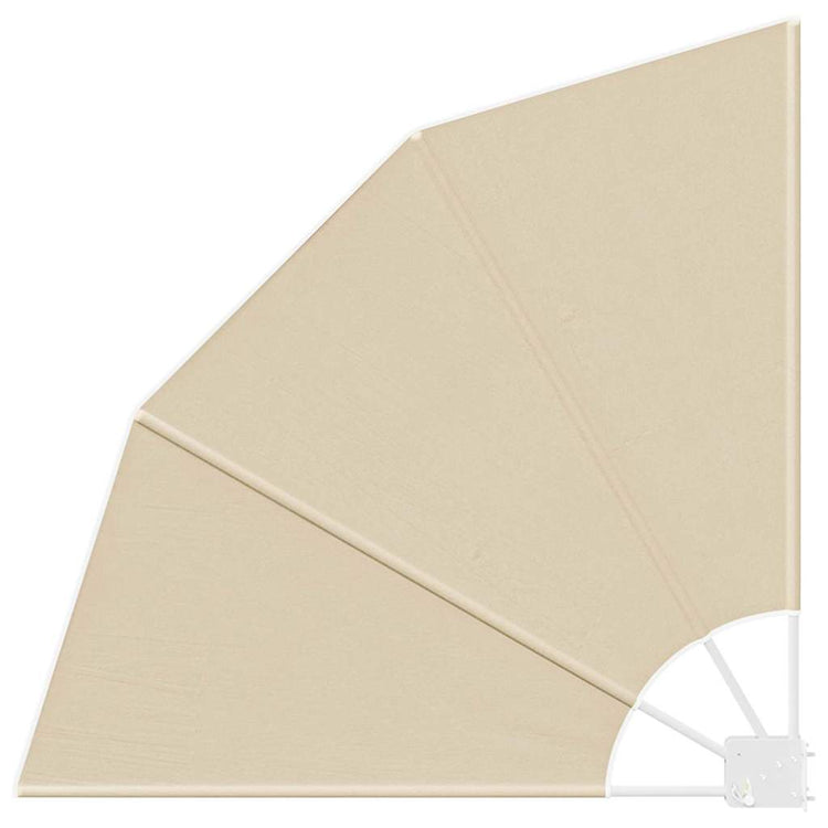 Vidaxl balkon privacy scherm beige 115 x 115 cm polyester