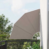 Vidaxl balkon privacy scherm taupe 115 x 115 cm polyester