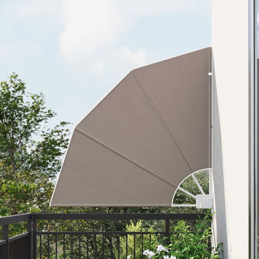 Vidaxl balkon privacy scherm taupe 115 x 115 cm polyester