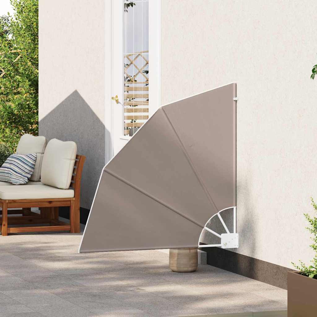 Vidaxl balkon privacy scherm taupe 115 x 115 cm polyester