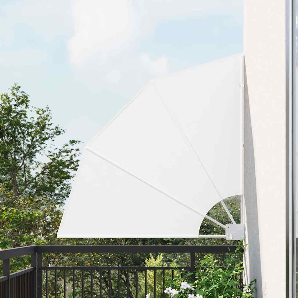 Vidaxl balkon privacy scherm wit 115 x 115 cm polyester