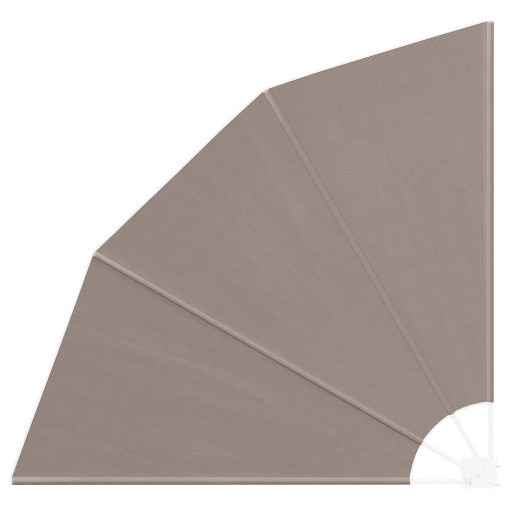 Vidaxl balkon privacy scherm taupe 160 x 160 cm polyester