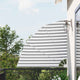Vidaxl balkon privacy scherm antraciet en wit 160 x 160 cm polyester