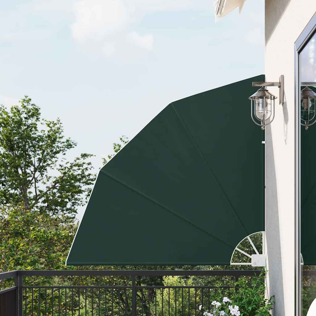 Vidaxl balkon privacy scherm donkergroen 140 x 140 cm polyester