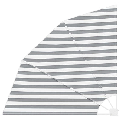 Vidaxl balkon privacy scherm antraciet en wit 140 x 140 cm polyester