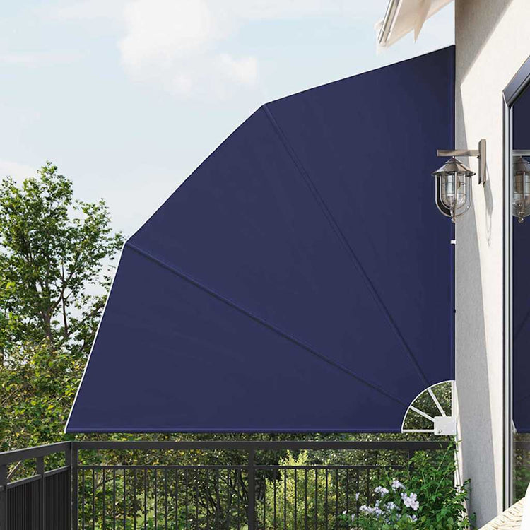 Vidaxl balkon privacy scherm marineblauw 210 x 210 cm polyester
