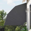 Vidaxl balkon privacy scherm zwart 210 x 210 cm polyester